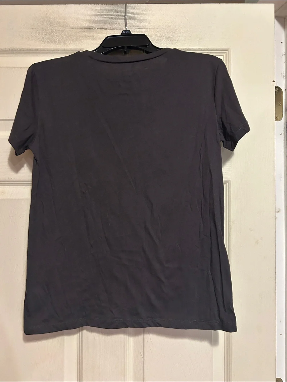 Bowie Logo Graphic Tee by Chaser - Black with Red & Gold Glitter Size Small - Picture 4 of 5